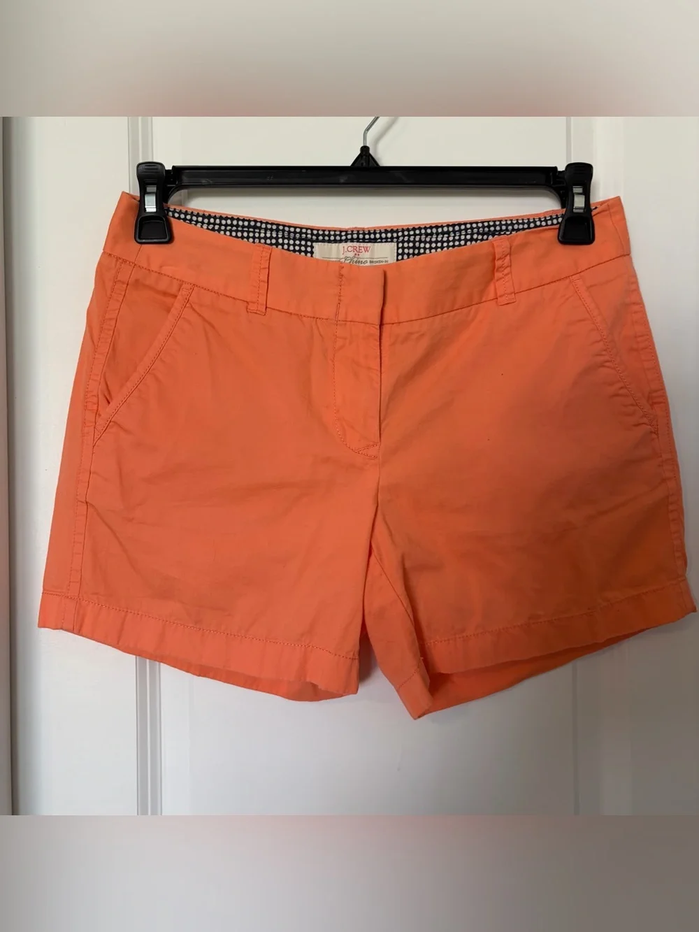 J. Crew Women's Orange Chino Shorts Size 4